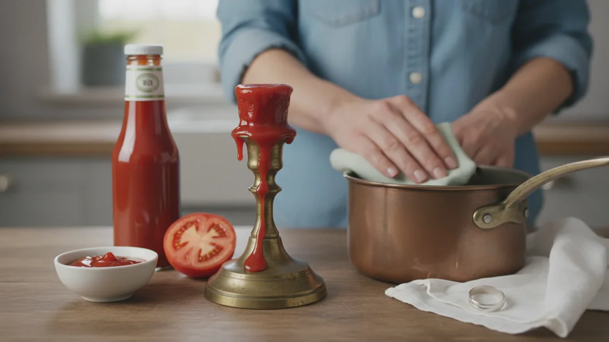 Ketchup i stedet for kemi: nem metode til matte metaller på 15 minutter