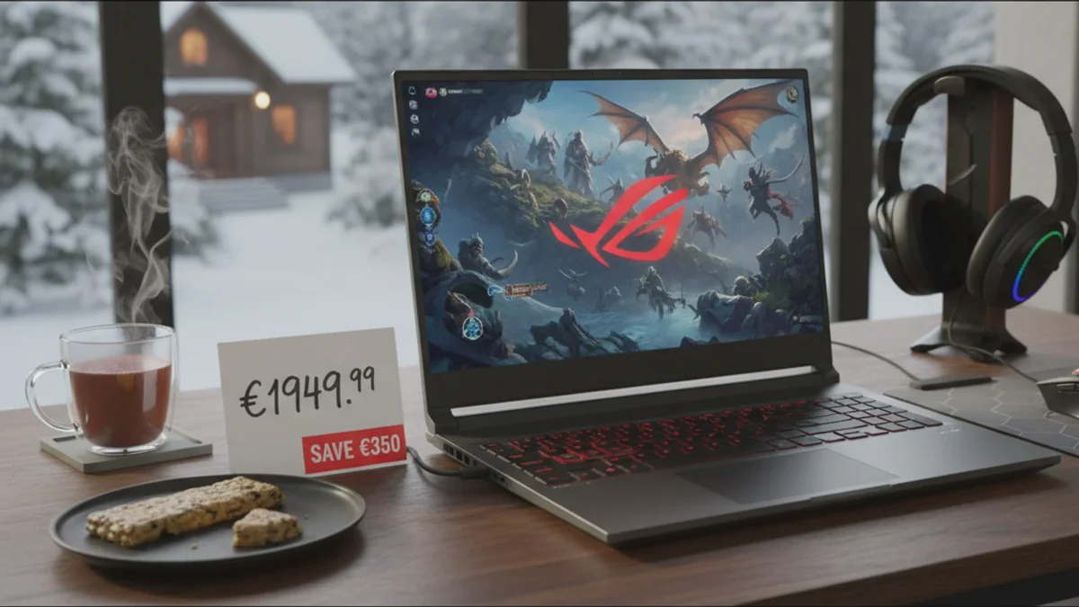 Gaming-laptop ASUS ROG Strix G16 med RTX 5070 Ti sat ned med 350 euro
