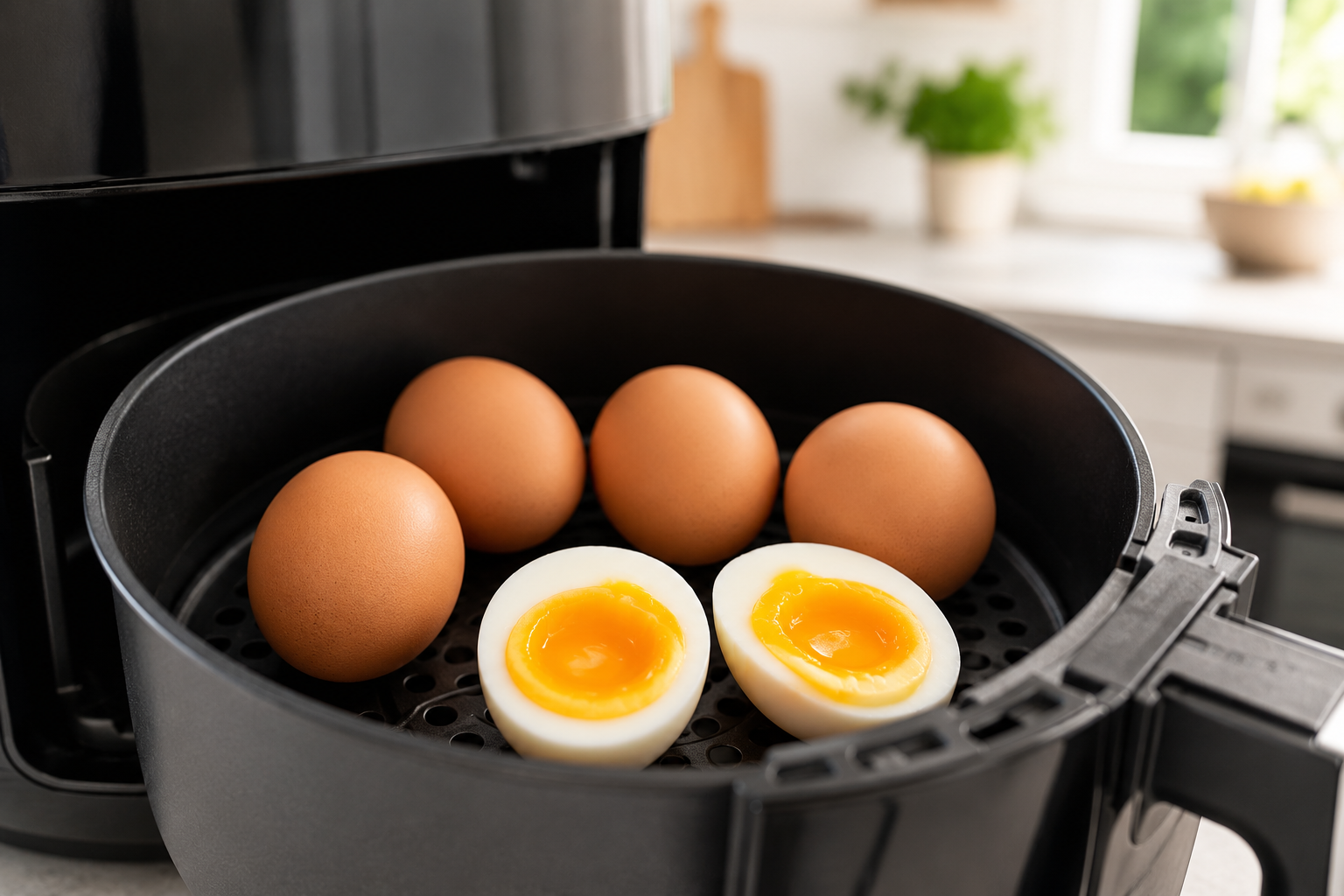 Perfekte æg i airfryer: Med dette enkle trick lykkes de hver eneste gang