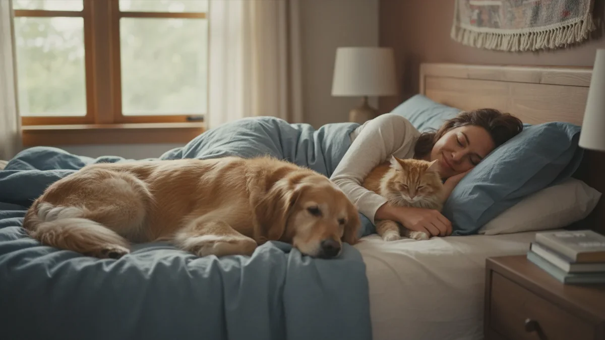 Sover du med din hund eller kat i sengen? Psykologien beskriver 8 træk ved sådanne mennesker