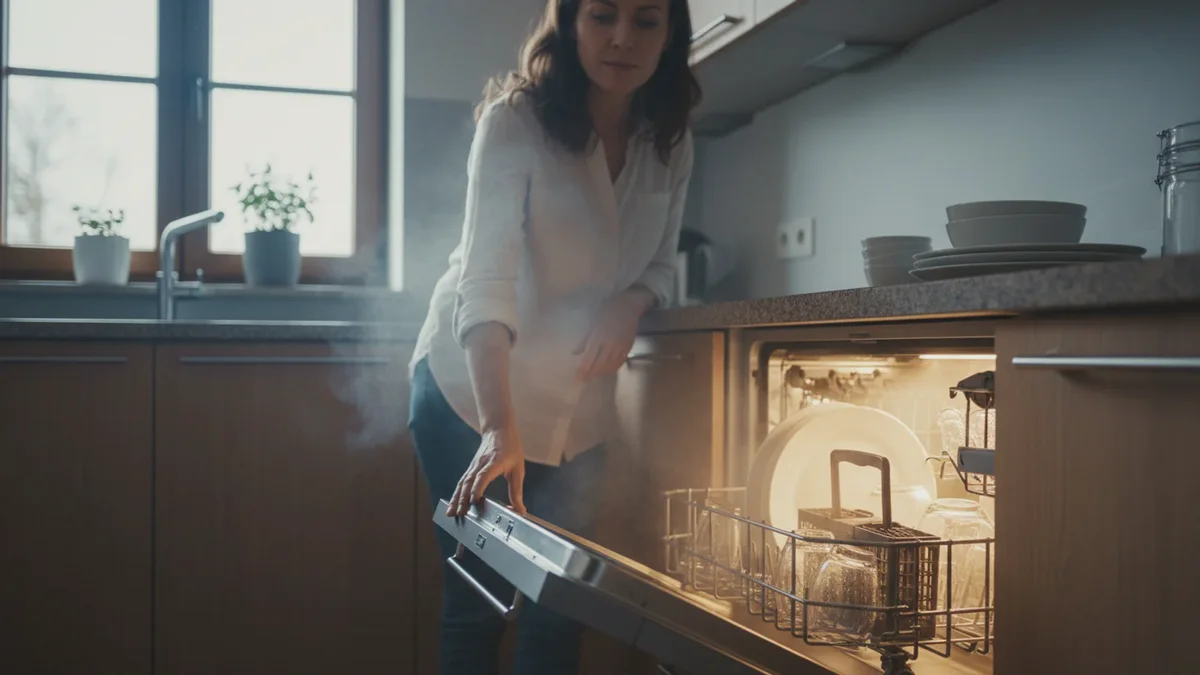 Hvornår skal du åbne opvaskemaskinen efter vask? Dette øjeblik gør stor forskel