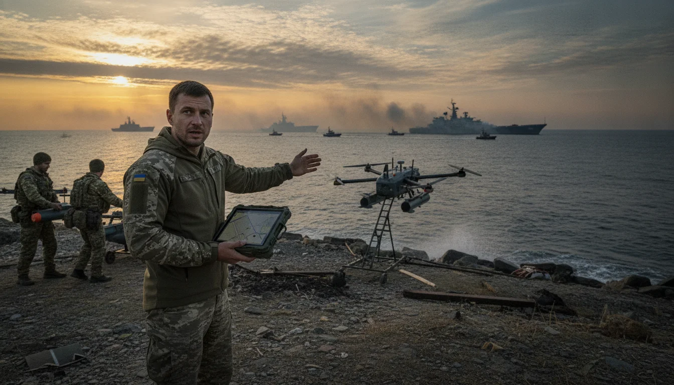 “De får deres søslag,” lover den ukrainske dronechef, da Putinovy styrker begynder at beskytte flåden