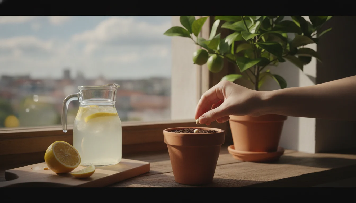 Smider du citronkerner ud? Så går du glip af en fantastisk stueplante