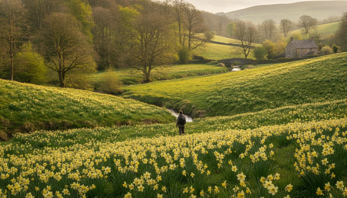 Lige nu blomstrer de: 5 magiske steder i Storbritannien med vilde påskeliljer