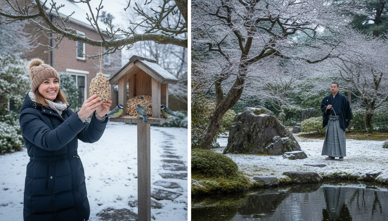 Hvorfor japanere bevidst undgår fuglefodring om vinteren (og hvad vi kan lære)