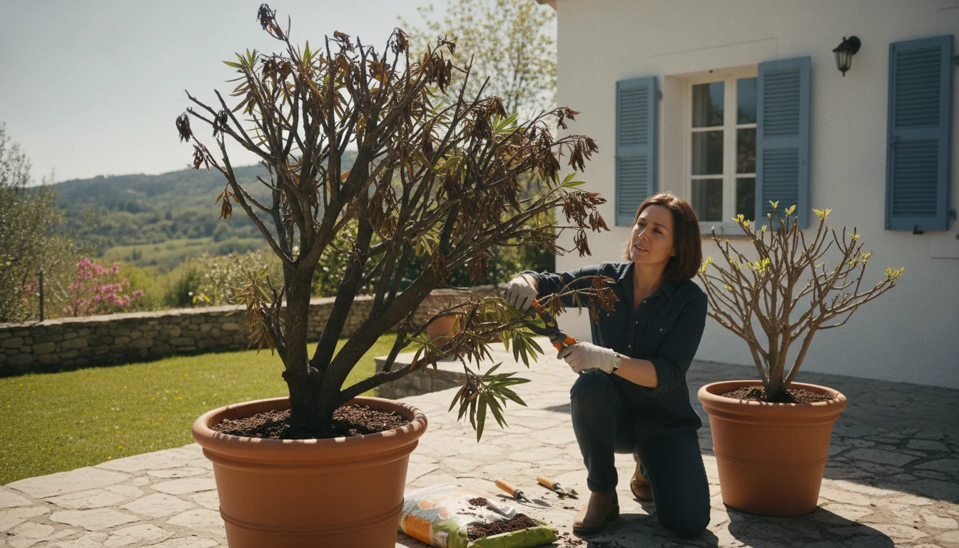 Få din vintersvækkede oleander til at blomstre smukt igen